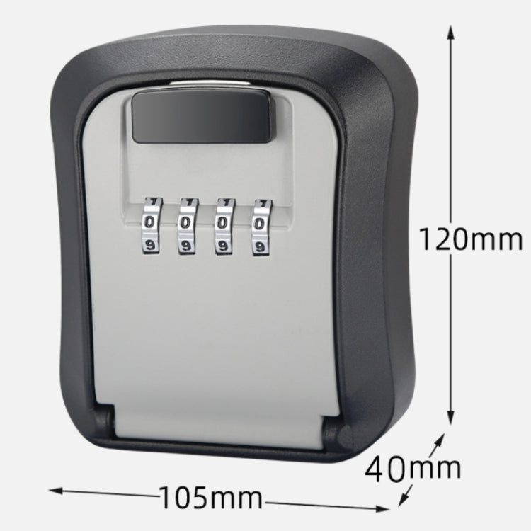 Wall-Mounted Key Code Box Construction Site Home Decoration Four-Digit Code Lock Key Box Wall-Mounted Key Code Box Construction Site Home Decoration Four-Digit Code Lock Key Box